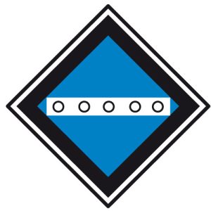 Знак «Опустить токоприемник»