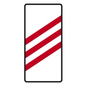 Знак «Приближение к ж/д переезду»