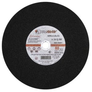 Круг отрезной для резки рельсов 400х4х32 80 м/с