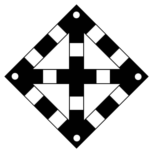 ЖД знак «Поднять нож, закрыть крылья» (одно препятствие)