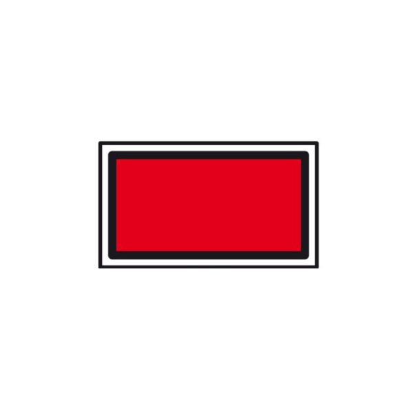 Знак «Щит сигнальный красный»