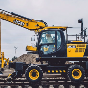 Железнодорожный экскаватор на комбинированном ходу JCB JS22WR